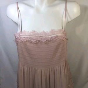 Express Women Blouse Tank Top Pink lace  spaghetti